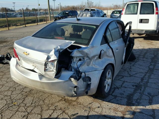 1G1PC5SB3D7292881 - 2013 CHEVROLET CRUZE LT SILVER photo 4