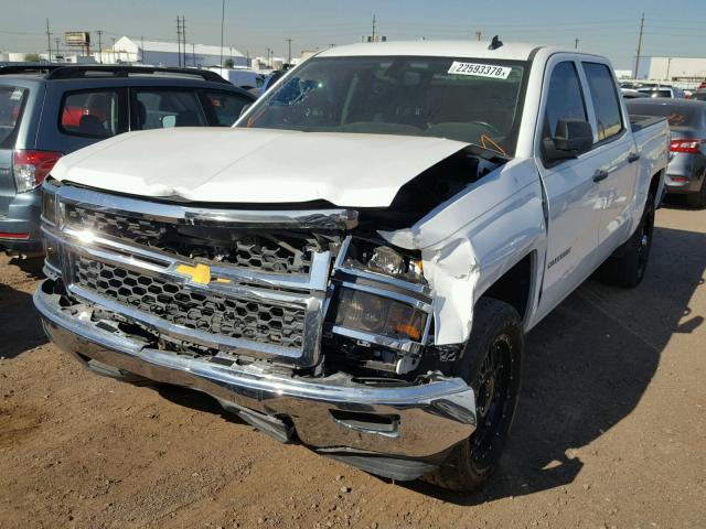 3GCPCREC5EG102426 - 2014 CHEVROLET SILVERADO WHITE photo 2