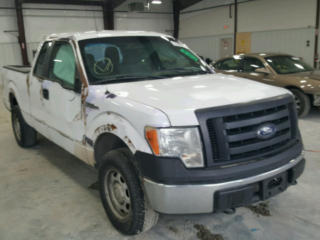 1FTEX1EM0BFC60157 - 2011 FORD F150 SUPER WHITE photo 1