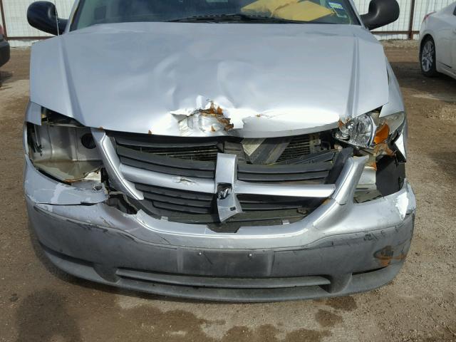 1D4GP25R67B176453 - 2007 DODGE CARAVAN SE SILVER photo 10