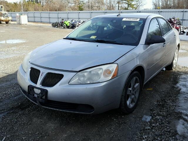 1G2ZG57B784208649 - 2008 PONTIAC G6 BASE SILVER photo 2