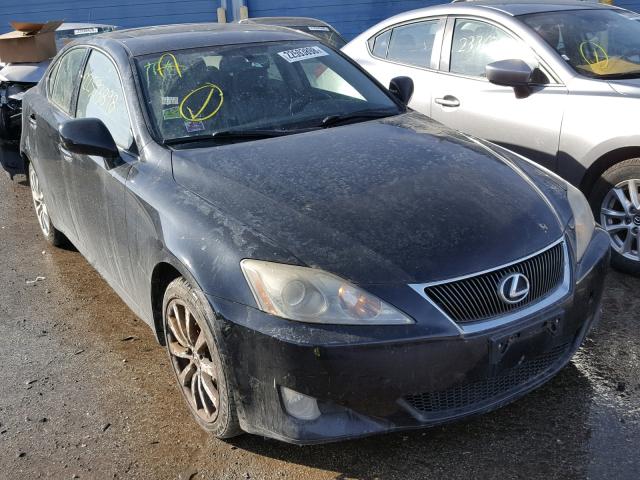 JTHCK262165003446 - 2006 LEXUS IS 250 BLACK photo 1