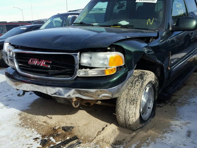 1GKEK13Z73J138007 - 2003 GMC YUKON GREEN photo 10