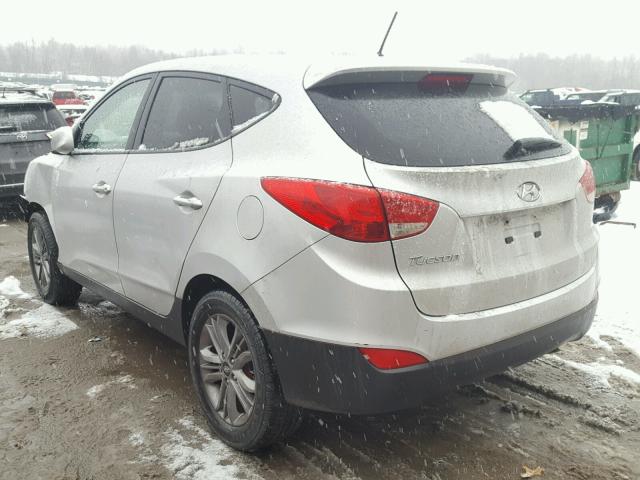 KM8JT3AF4EU818021 - 2014 HYUNDAI TUCSON GLS SILVER photo 3