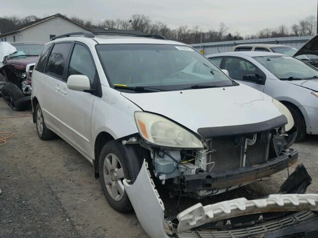 5TDZA22C44S117090 - 2004 TOYOTA SIENNA XLE WHITE photo 1