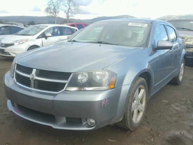 1B3LD76M68N239167 - 2008 DODGE AVENGER R/ BLUE photo 2