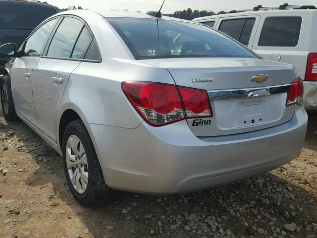 1G1PC5SH9G7163147 - 2016 CHEVROLET CRUZE LIMI SILVER photo 3