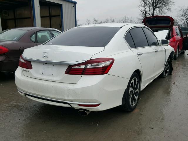 1HGCR2F88HA122298 - 2017 HONDA ACCORD EXL WHITE photo 4