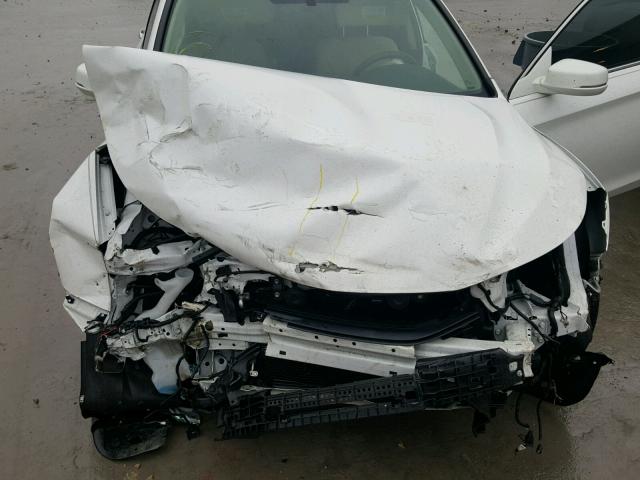 1HGCR2F88HA122298 - 2017 HONDA ACCORD EXL WHITE photo 7