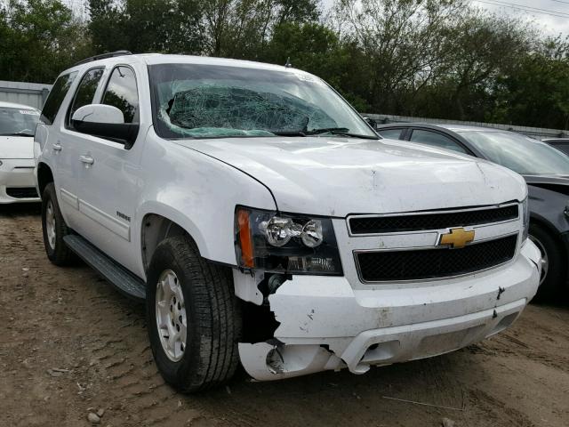 1GNSCAE02DR126366 - 2013 CHEVROLET TAHOE C150 WHITE photo 1