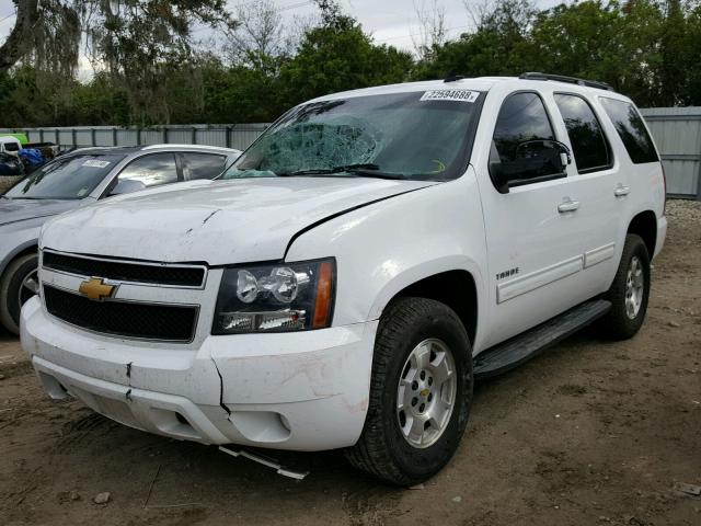 1GNSCAE02DR126366 - 2013 CHEVROLET TAHOE C150 WHITE photo 2