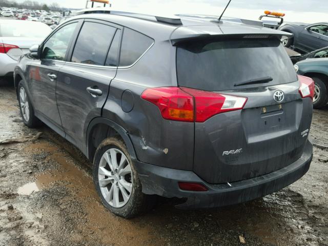 2T3DFREV8EW180937 - 2014 TOYOTA RAV4 LIMIT GRAY photo 3