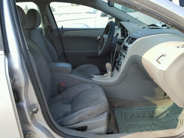 1G1ZA5EB2AF106467 - 2010 CHEVROLET MALIBU LS SILVER photo 5