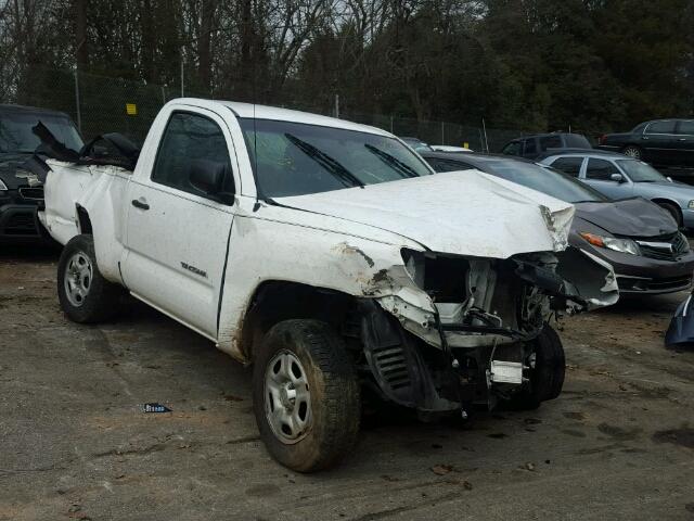 5TENX22N66Z272311 - 2006 TOYOTA TACOMA WHITE photo 1