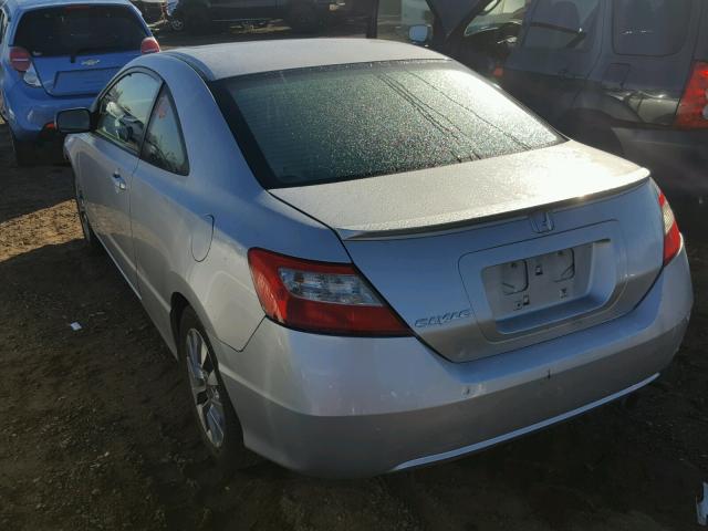 2HGFG12889H532136 - 2009 HONDA CIVIC EX SILVER photo 3