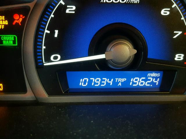 2HGFG12889H532136 - 2009 HONDA CIVIC EX 银色 照片 8