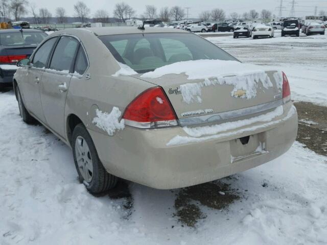 2G1WB58K989196926 - 2008 CHEVROLET IMPALA LS SILVER photo 3