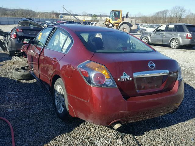 1N4AL2AP8CN454061 - 2012 NISSAN ALTIMA BAS BURGUNDY photo 3