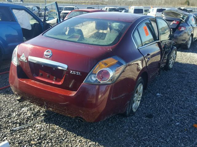 1N4AL2AP8CN454061 - 2012 NISSAN ALTIMA BAS BURGUNDY photo 4