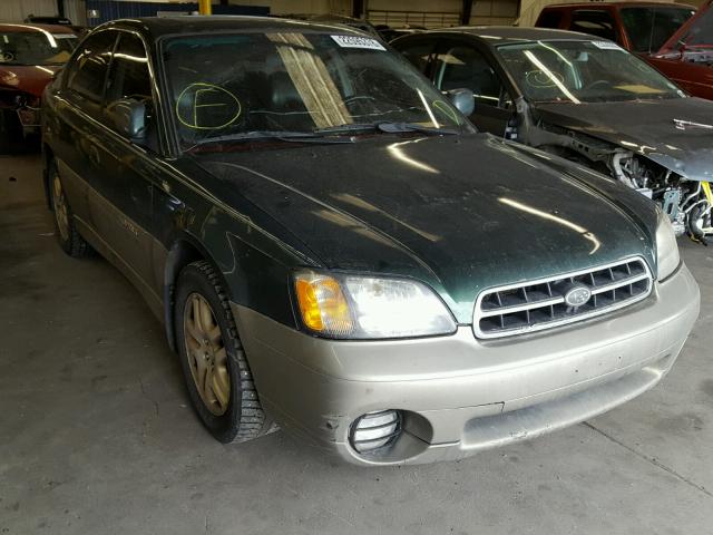 4S3BE6869Y7205907 - 2000 SUBARU LEGACY OUT GREEN photo 1