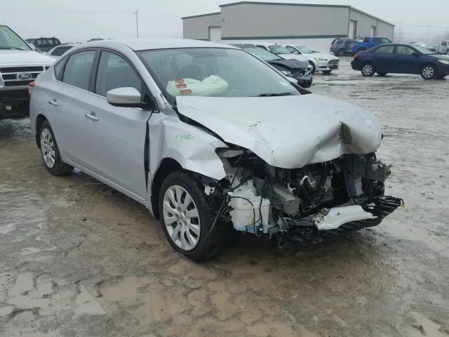 3N1AB7AP6EY202120 - 2014 NISSAN SENTRA S SILVER photo 1