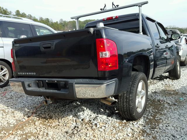 3GCEC23049G180323 - 2009 CHEVROLET SILVERADO BLACK photo 4