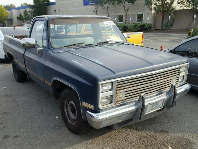 1GCDC14F5FJ145812 - 1985 CHEVROLET C10 BLUE photo 1