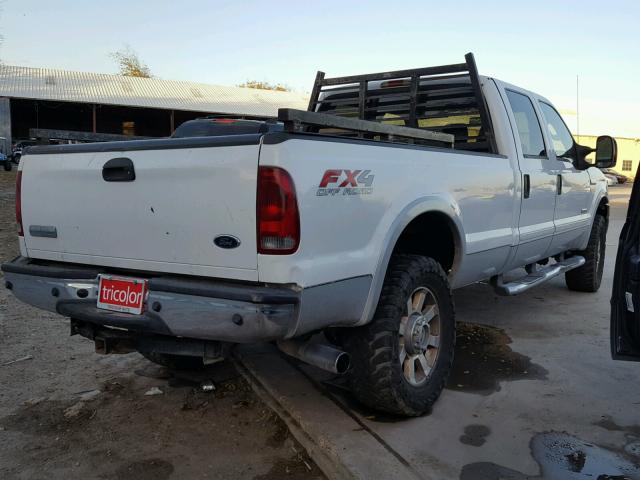 1FTWW31P96EA95496 - 2006 FORD F350 SRW S WHITE photo 4