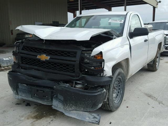 1GCNCPEH1EZ242836 - 2014 CHEVROLET SILVERADO WHITE photo 2