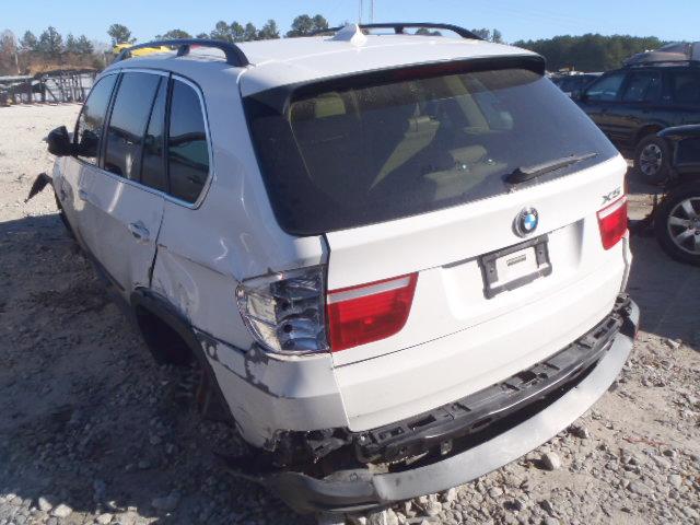 5UXFE83559L169359 - 2009 BMW X5 XDRIVE4 WHITE photo 3