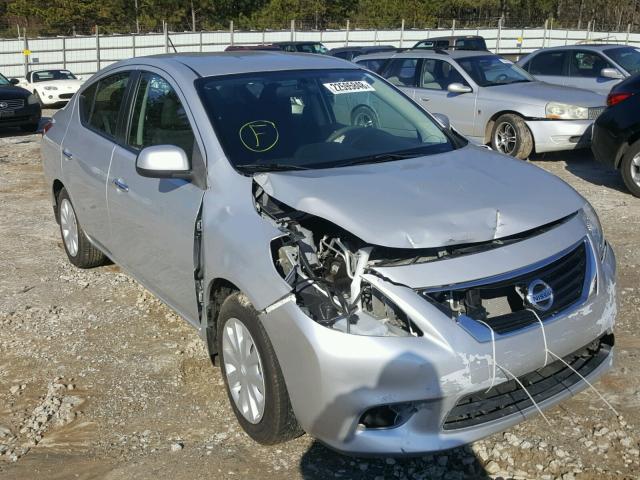 3N1CN7AP1CL892143 - 2012 NISSAN VERSA S SILVER photo 1