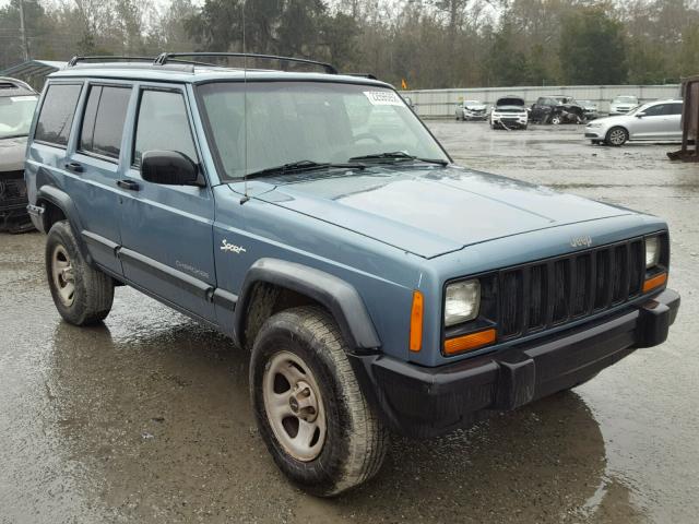 1J4FT68S0VL565844 - 1997 JEEP CHEROKEE S BLUE photo 1