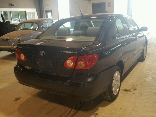 2T1BR32E48C937914 - 2008 TOYOTA COROLLA CE BLACK photo 4