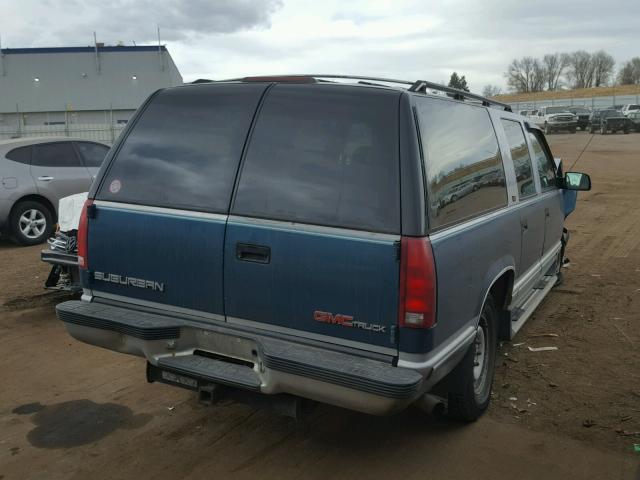 1GKFK16K0RJ701197 - 1994 GMC SUBURBAN K BLUE photo 4