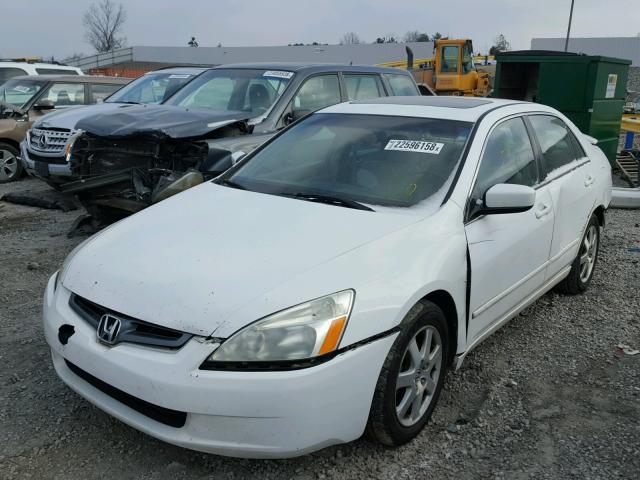 1HGCM66595A033783 - 2005 HONDA ACCORD EX WHITE photo 2