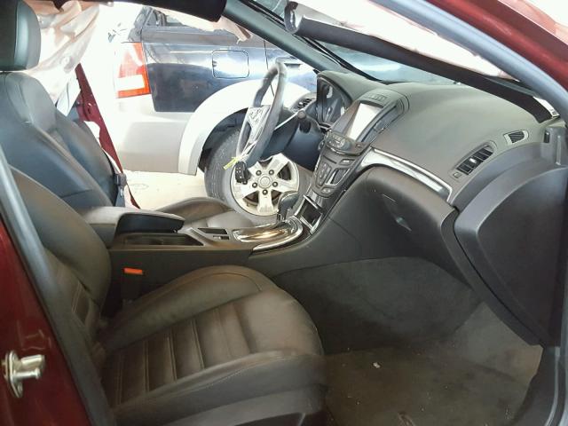 2G4GV5GX2G9111256 - 2016 BUICK REGAL GS Շագանակագույն լուսանկար 5