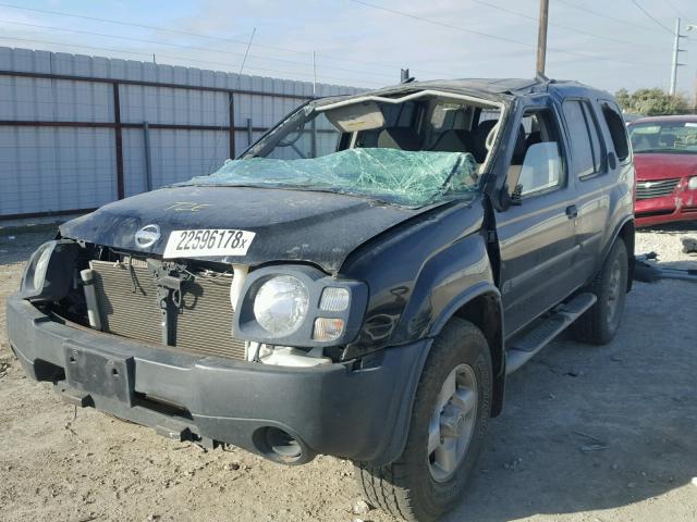 5N1ED28T83C627001 - 2003 NISSAN XTERRA XE BLACK photo 2