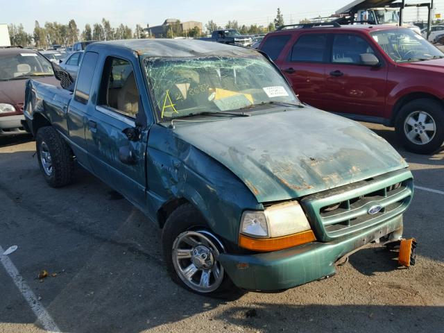 1FTYR14V3YPA79736 - 2000 FORD RANGER SUP GREEN photo 1