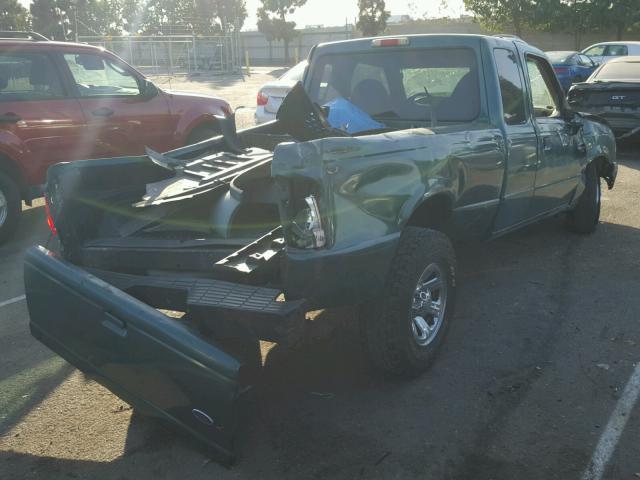 1FTYR14V3YPA79736 - 2000 FORD RANGER SUP GREEN photo 4