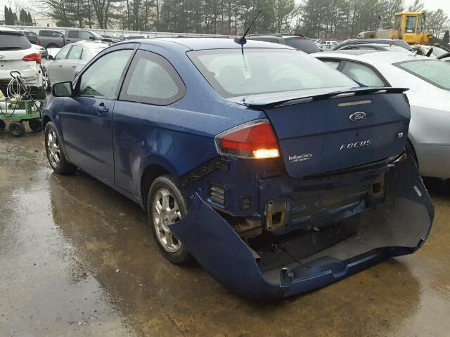 1FAHP32N39W134171 - 2009 FORD FOCUS SE BLUE photo 4