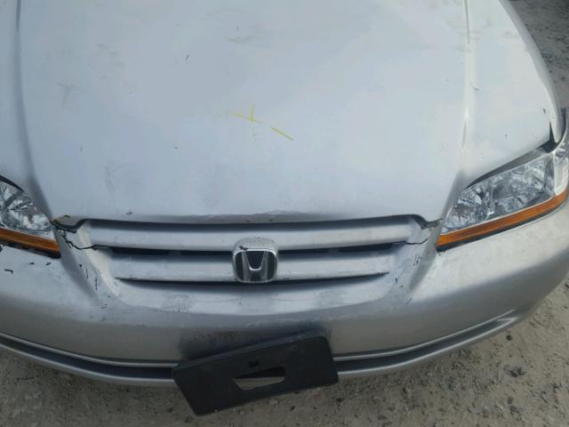 JHMCG66802C018359 - 2002 HONDA ACCORD EX SILVER photo 9