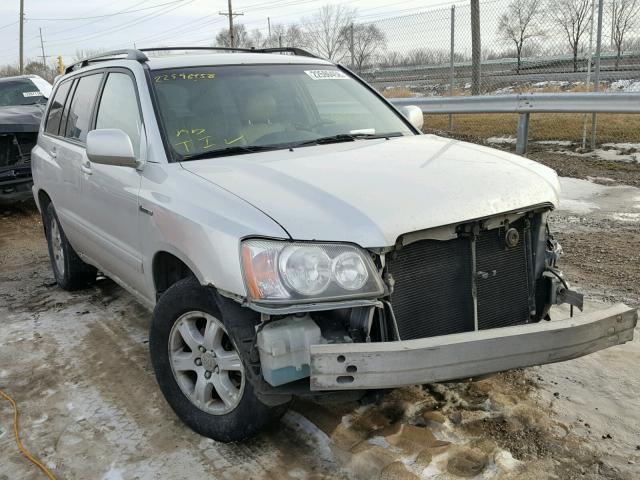 JTEGF21A230116980 - 2003 TOYOTA HIGHLANDER SILVER photo 1