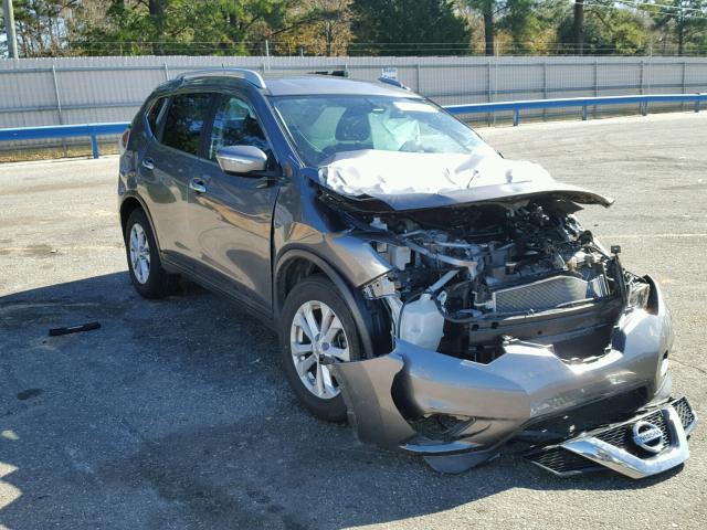 KNMAT2MT7FP519445 - 2015 NISSAN ROGUE S GRAY photo 1