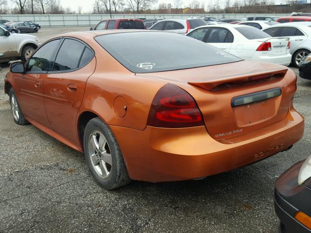 2G2WP522851185559 - 2005 PONTIAC GRAND PRIX ORANGE photo 3