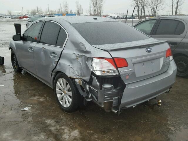 4S3BMJK63B2216162 - 2011 SUBARU LEGACY 3.6 GRAY photo 3