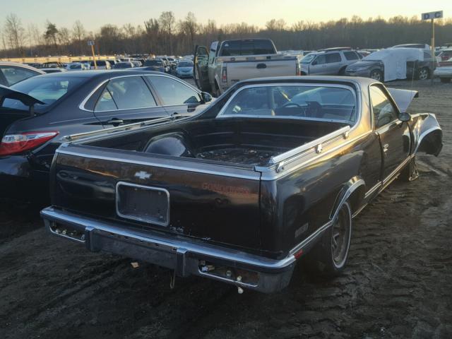 1GCCW80H6ER153159 - 1984 CHEVROLET EL CAMINO BLACK photo 4