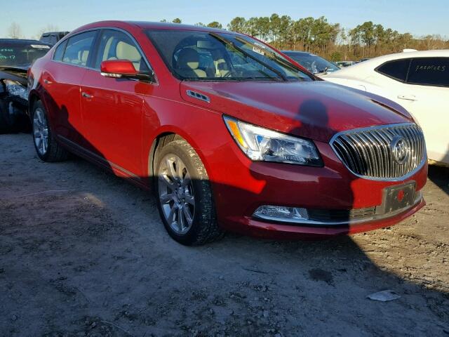 1G4GB5G37EF205353 - 2014 BUICK LACROSSE RED photo 1