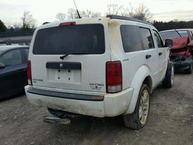 1D4PU4GX4BW559812 - 2011 DODGE NITRO HEAT WHITE photo 4