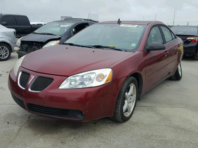 1G2ZG57N594219838 - 2009 PONTIAC G6 RED photo 2