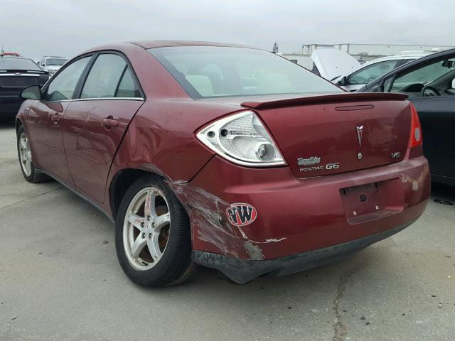 1G2ZG57N594219838 - 2009 PONTIAC G6 RED photo 3